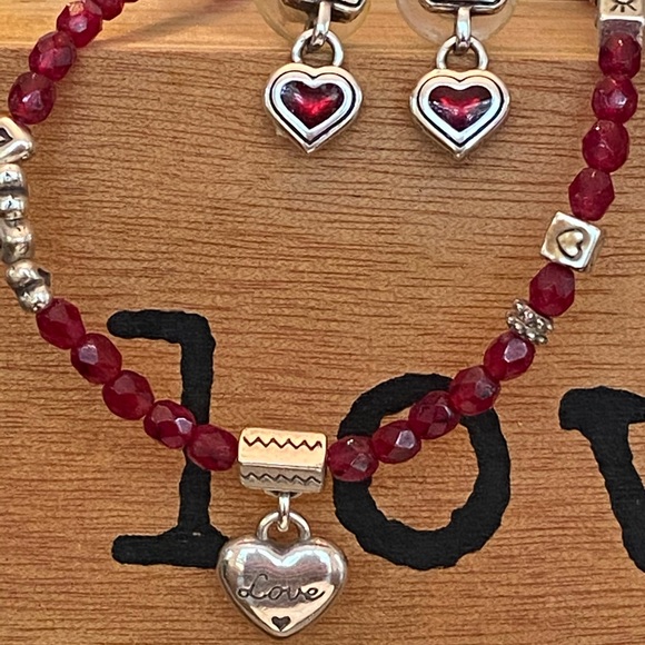 ♥️See new listing with correct earrings Brighton♥️ “LE ROUGE” Rare Jewelry set♥️ - Picture 5 of 10